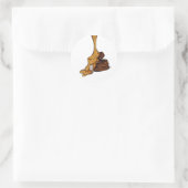 Sticker Rond caramel (Sac)