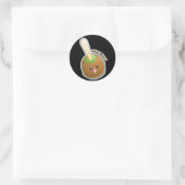 Sticker Rond Caramel Apple (Sac)