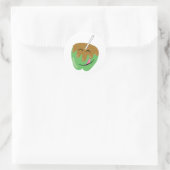 Sticker Rond Caramel Apple (Sac)