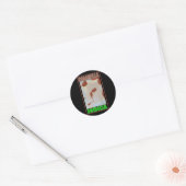 STICKER ROND CARAMEL INDICA (Enveloppe)