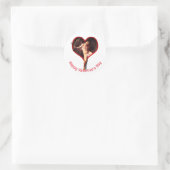 Sticker Rond Caravage Cupidon Saint-Valentin (Sac)
