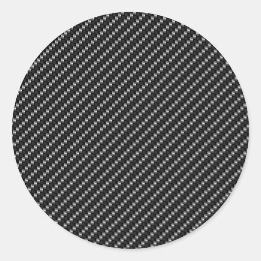 Sticker Rond Carbon Fiber Look (Devant)