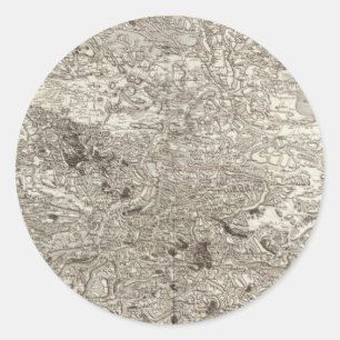 Sticker Rond Carcassonne