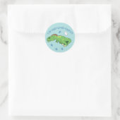 Sticker Rond Carcharodontosaurus (Sac)