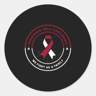 Sticker Rond Carcinome de la cellule squameuse Sensibilisation