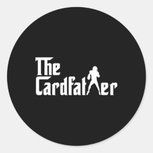 Sticker Rond Cardfather Funny Football Card Collector - Uni
