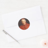 Sticker Rond Cardinal John Henry Newman Catholique Saint (Enveloppe)