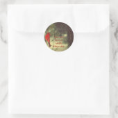 Sticker Rond Cardinal masculin (Sac)