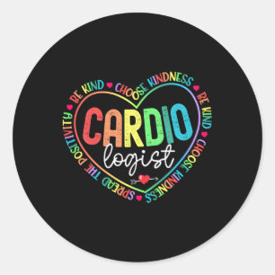 Sticker Rond Cardiologie de l'équipe Docteur Infirmière