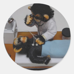 Sticker Rond Cardiologue