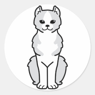 Sticker Rond Caricature pour chats Kinkalow