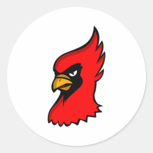 Sticker Rond Carla Cardinal