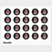 Sticker Rond Carlin (Feuille)