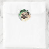 Sticker Rond Carlin de la Saint Patrick (Sac)