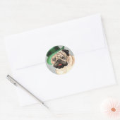 Sticker Rond Carlin de la Saint Patrick (Enveloppe)