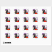 Sticker Rond Carlin (fawn) Halloween Candy (Feuille)