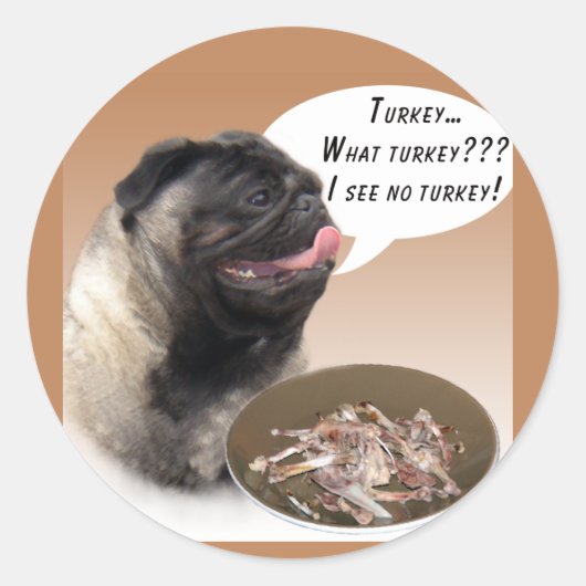Sticker Rond Carlin (fawn) Turquie (Devant)