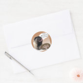 Sticker Rond Carlin (fawn) Turquie (Enveloppe)