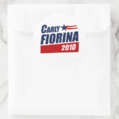 STICKER ROND CARLY FIORINA 2010 (Sac)