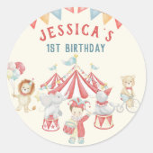 Sticker Rond Carnaval de Cité Cirque (Devant)