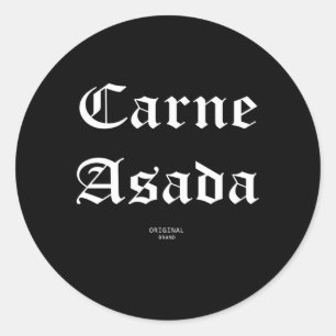 Sticker Rond Carne Asada