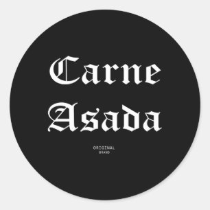 Sticker Rond Carne Asada