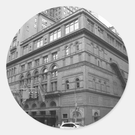 Sticker Rond Carnegie Hall (Devant)