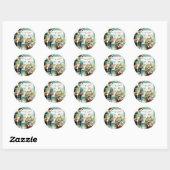 Sticker Rond Carnet d'appréciation (Feuille)