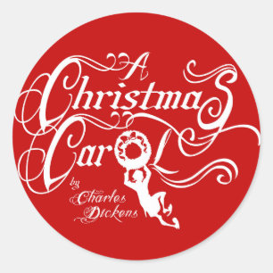 Sticker Rond Carol de Noël