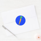 Sticker Rond Carotte peinte (Enveloppe)