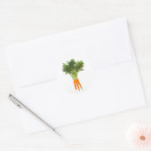 Sticker Rond Carottes (Enveloppe)