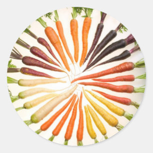 Sticker Rond Carottes