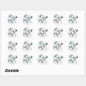 Sticker Rond Carpe Diem (Feuille)