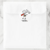 Sticker Rond Carpenter de base - Tshirts et cadeaux (Sac)