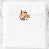 Sticker Rond Carpentier (Sac)