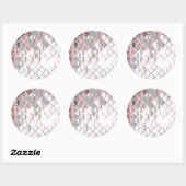 Sticker Rond Carré en verre (Feuille)