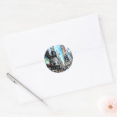Sticker Rond Carré horaire (Enveloppe)