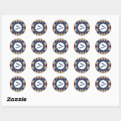 Sticker Rond carreau (Feuille)