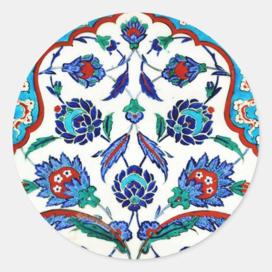 Sticker Rond carreau d'iznik (Devant)