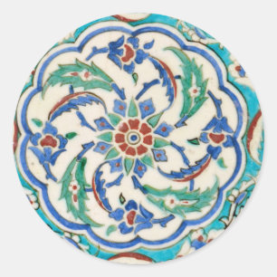 Sticker Rond carreau d'iznik
