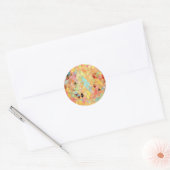 Sticker Rond Carreaux Vitré Boho (Enveloppe)