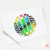 Sticker Rond Carrelé (Enveloppe)