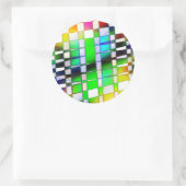 Sticker Rond Carrelé (Sac)