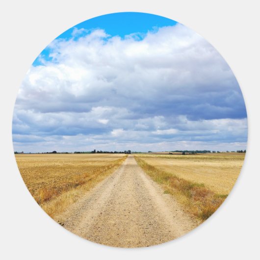 Sticker Rond Carretera Boadilla del Camino - Itero de la Vega (Devant)