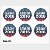 STICKER ROND CARSON 2016 (Feuille)