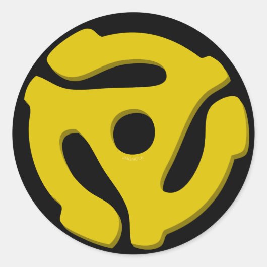 Sticker Rond Carte à 45 disques (Devant)