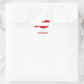 STICKER ROND CARTE AUTRICHIENNE (Sac)