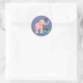 Sticker Rond Carte baby shower (Sac)