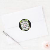 Sticker Rond Carte Bingo (Enveloppe)