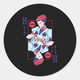 Sticker Rond Carte de jeu Hunter X Hunter Hisoka
